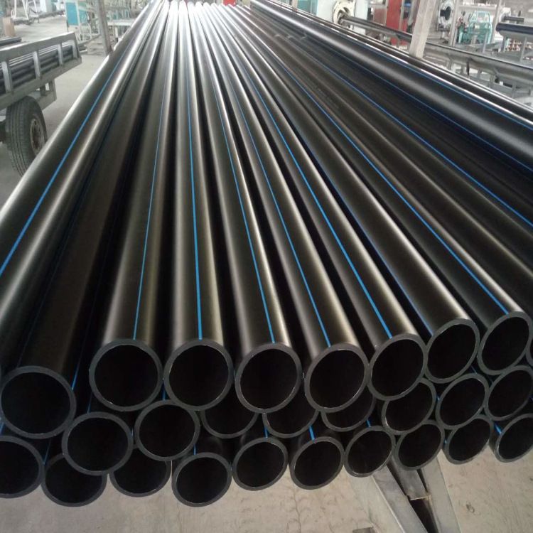 新型PE给水管110黑色PE给水管 全新料PE管材 厂家批发可定制