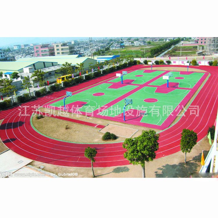 全国施工 幼儿园塑胶地坪/小区健身场地/公园塑胶跑道 厂家直销