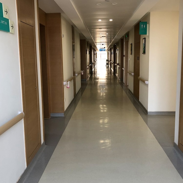 PVC地胶 养老院防滑地胶 腾方厂家定制 防酸防碱