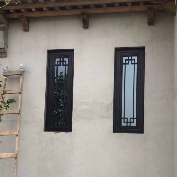 禅意铝合金仿古门窗 庙宇铝合金仿古门窗价格 铝合金仿古门窗批发厂家
