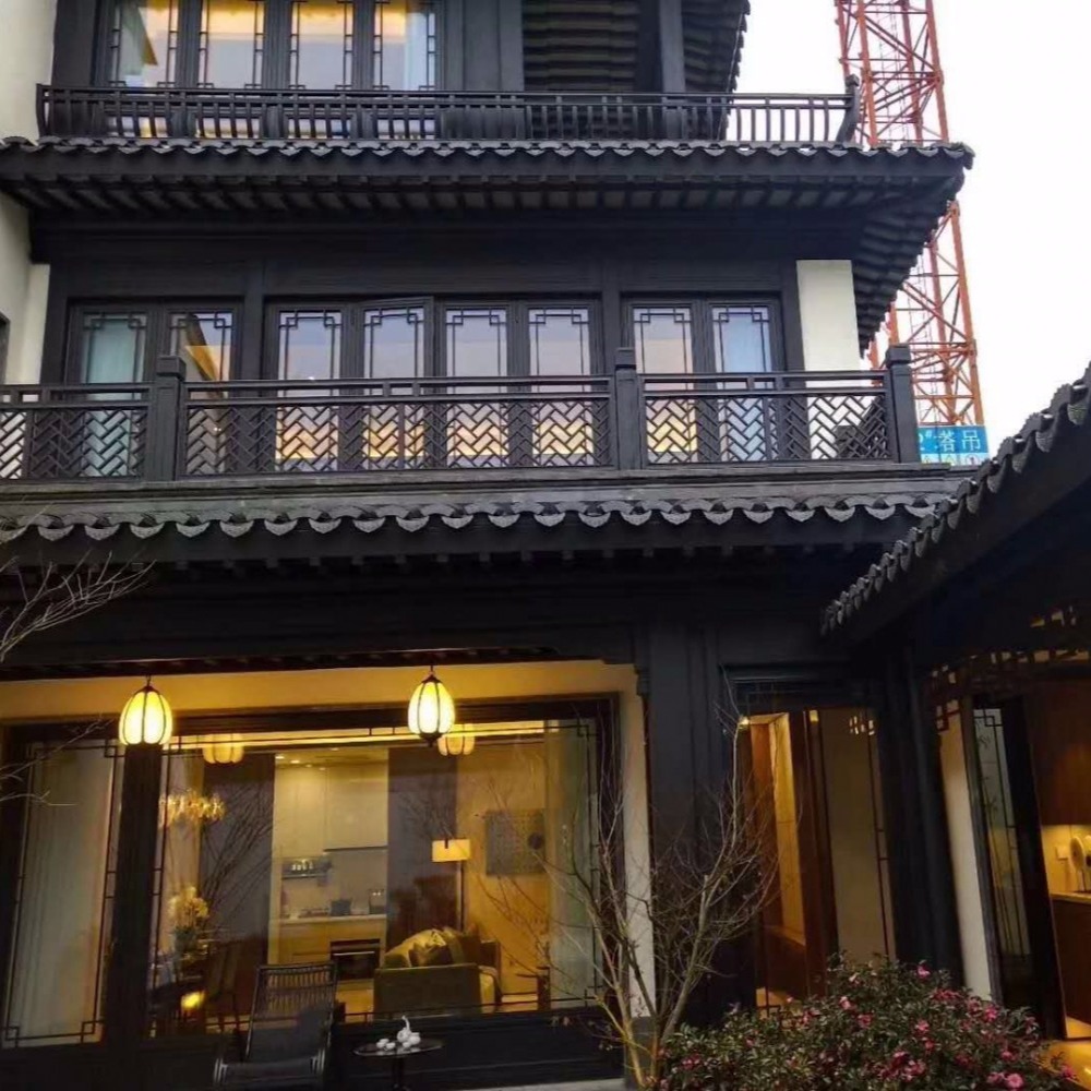 湖北咸宁铝合金仿古门窗 冠墅阳光铝合金仿古门窗定制价格