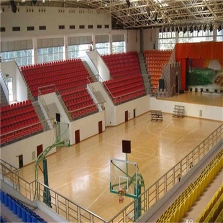 篮球馆运动地板  色木体育木地板 木地板价格品种齐全 双鑫体育
