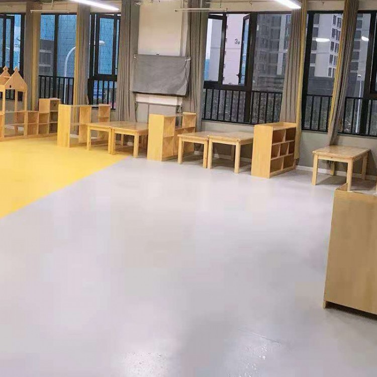 幼儿培训机构PVC地胶 环保地胶 腾方厂家定制 耐磨抗压