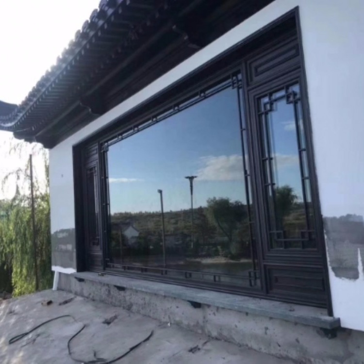重庆仿古铝合金门窗 仿古铝合金门窗型材 仿古铝合金门窗厂家