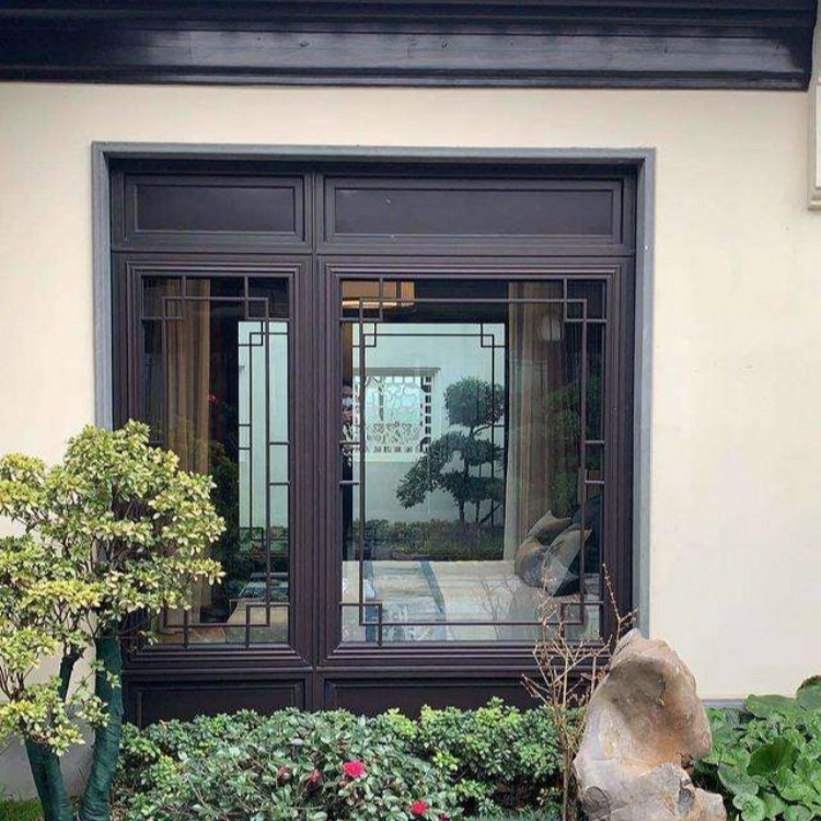 湖北武汉仿古门窗 铝合金仿古装饰门窗 冠墅阳光仿古门窗厂家