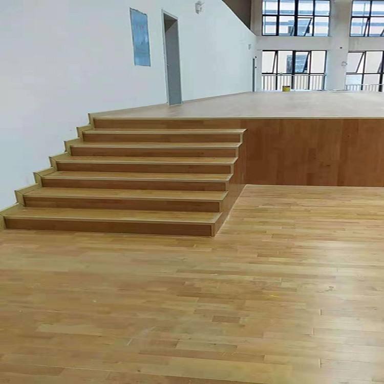室内体育运动木地板 室内体育馆地板厂家 包安装 运动场馆木地板  双鑫体育