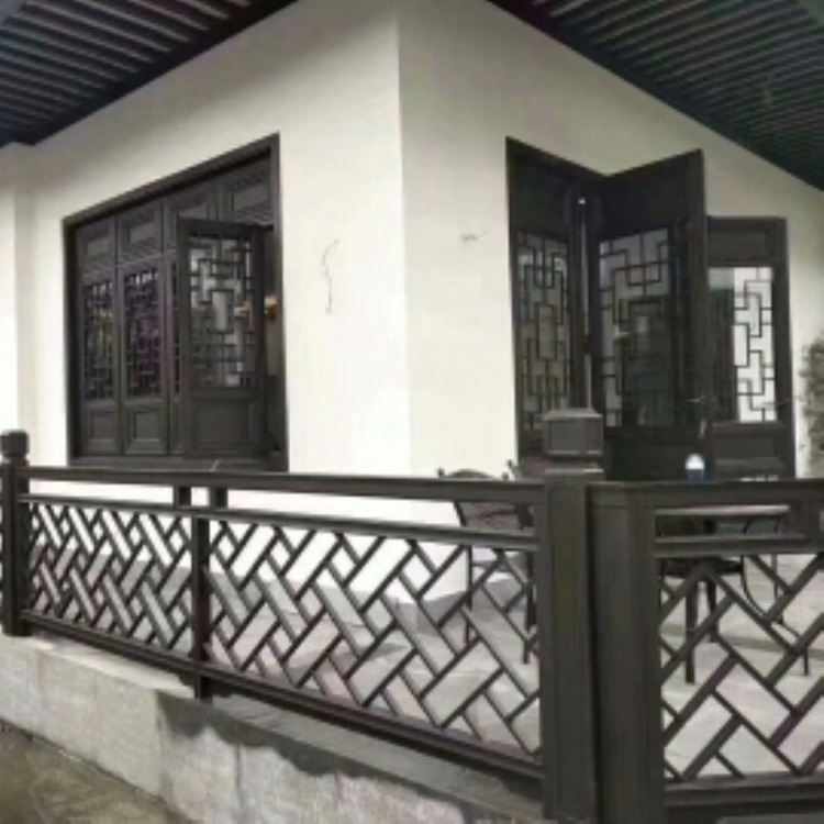别墅隔热断桥仿古门窗 **中式四合院仿古门窗 南京定制仿古门窗生产厂家