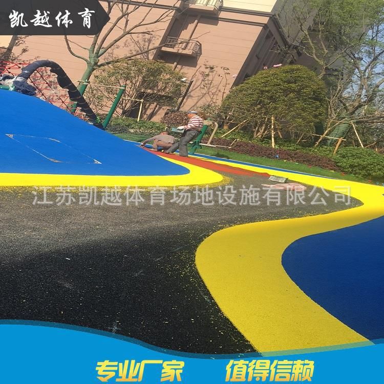 国标环保幼儿园塑胶场地价格 环保幼儿园塑胶跑道施工厂家