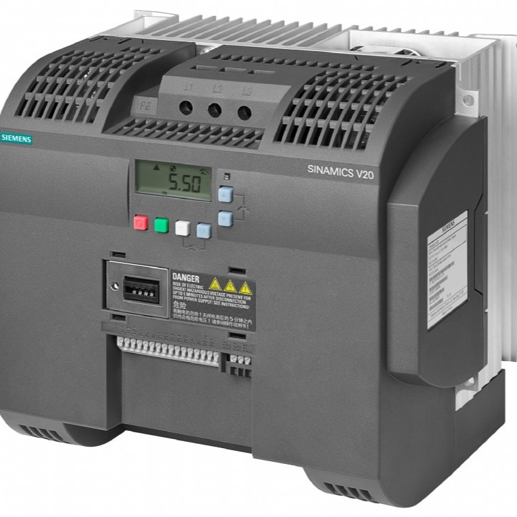 6SL3210-5BE31-5CV0西门子V20变频器15kW 3AC 380V重载带内置C3滤波器